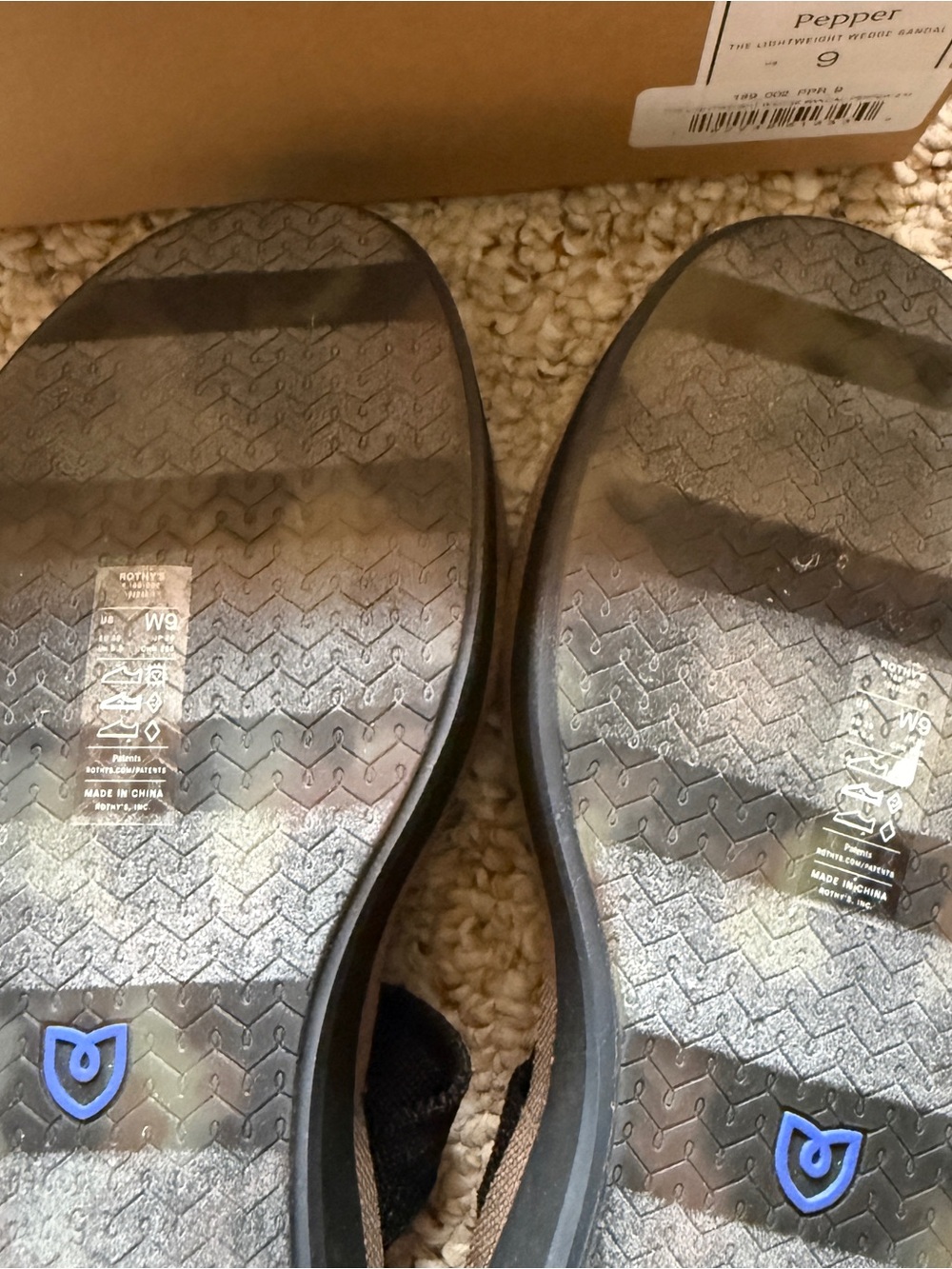NEW Rothy’s Slingback Platform Wedge Sandals Size 9 - Picture 9 of 12
